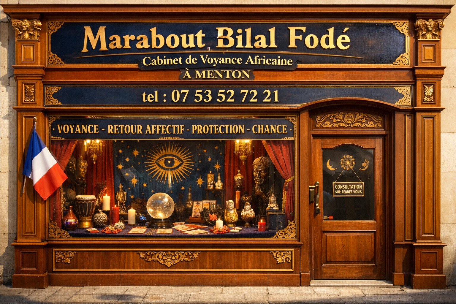 Marabout Bilal Fodé à Menton (06)